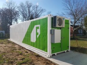 hydroponic shipping container